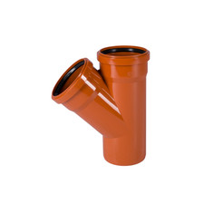 KG Abzweig DN 125/125 45° – PVC Abwasser Abzweiger Rohrleitung Kanal