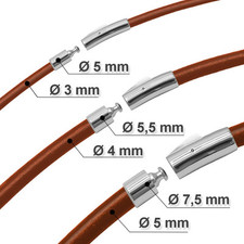 Lederkette Lederhalsband