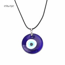 Nazar Boncuk Türkisches Auge Blau Halskette Anhänger Amulett Silber 42 - 47 cm