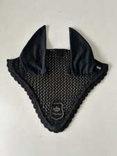 Kingsland Fliegenmütze schwarz mit Krone-Applikation Top-Zustand Cop 164-HG-859