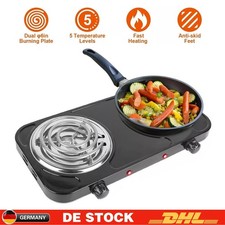 Tragbare Doppelkochplatte