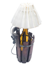Upcycling Vintage Tischlampe