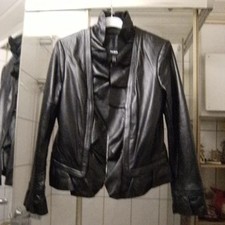 Damen Lederjacke, super edel ,Patago, schwarz,Gr.44, Schnäppchen!