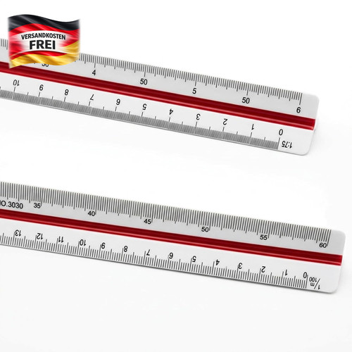 Dreikantmaßstab 2er set - 2er, für