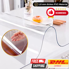 Tischfolie Transparent Tischfolie Tischdecke Transparent 2.0mm Tisch Schutzfolie