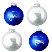 4-er Set Weihnachtskugeln
