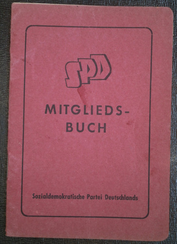 Spd mitgliedsbuch buch von - spd,