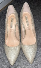 Buffalo Pumps Damen High Heels Gr. 38 Gold Metallic