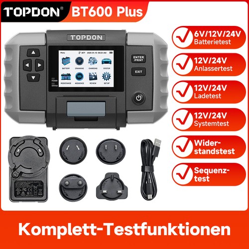 Topdon bt600 plus autobatterie - bt600,