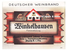 x0704 PLANITZ/Sa. J. Formanowski WINKELHAUSEN Weinbrand Etikett brandy label