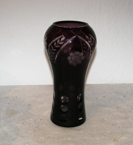Vase glasvase 70er jahre - vase,