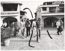 24x18cm Vintage Archiv Foto 1970 Mirja + Gunther Sachs + Prinz in Portocervo