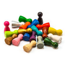 2-100 Halmakegel Spielfiguren Pöppel Kegel Spielkegel Spielmaterial aus Holz Set