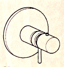 Hansa Sinus 35- Thermostat UP Dusche Fertig Set  FO315160