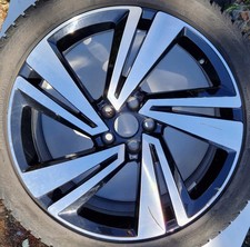 1x Alufelge 18 Zoll 7.0" 5x100 39ET Glanz Schwarz 2GM601025H VW T-Cross