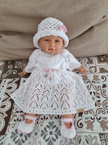 Selbstgestrickter set kleid - selbstgestrickter,