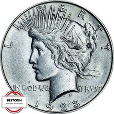 USA KM 150 One Peace Dollar von 1923 S in VZ  2331