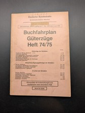 Buch Buchfahrplan Heft 74 / 75