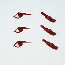 Dingler 6 Hemmschuhe im Maßstab 1:32 für Spur 1, rot lackiert (1Z-101/02)