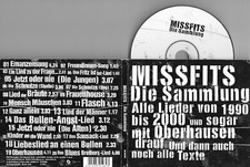 Missfits -  Die Sammlung - DIGIPAcK Roof Music  (CD)  -  20 Track cd