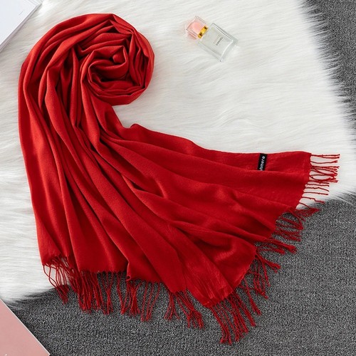 Winter kaschmir rot schal - winter,