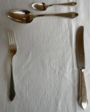 Silberbesteck 90er WMF 2900, 12-teilig, mit Vorlegebesteck, sehr wenig gebraucht