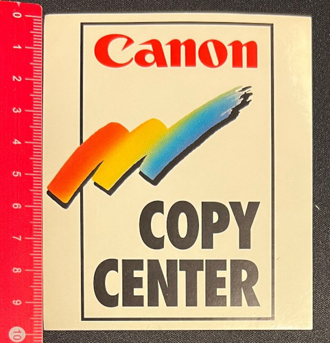 Canon copy center aufkleber - canon,