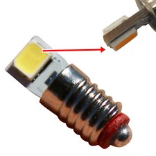 2x 10x LED E5,5 6-8V