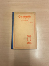 BUCH STUDENTIKA STAMMROLLE DER SCHLARAFFENREYCHE 1896 / 1897 ZUSTAND 1-2
