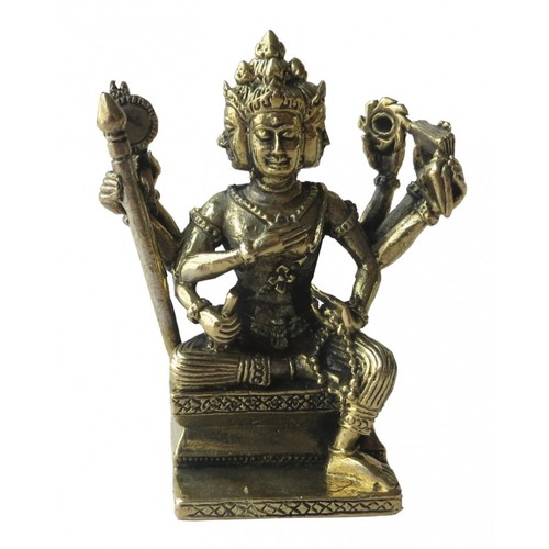 Brahma auf thron messing cm - brahma,