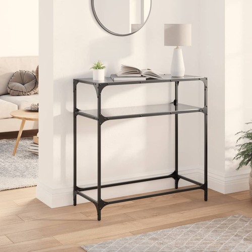 Konsolentisch mit glasplatte - konsolentisch,