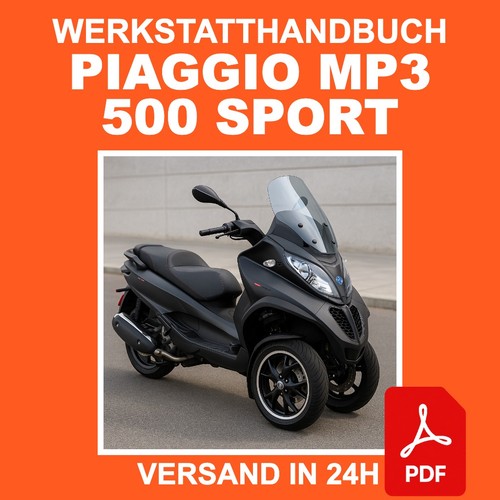 Werkstatthandbuch piaggio mp3 - piaggio,