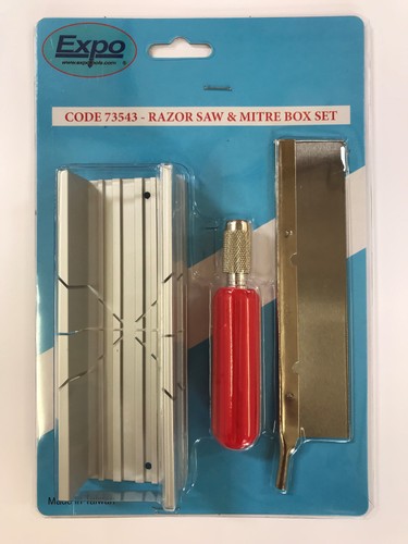Rasiersäge gehrungsbox set - rasiersäge,