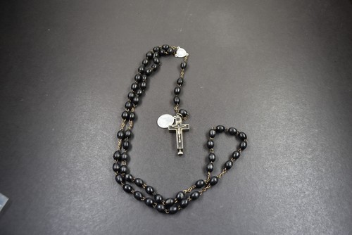Antiker rosenkranz und kreuz - und,