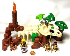 Playmobil Konvolut * 3040 * Eingeborene * mit Dinoskelett / Skeletthöhle