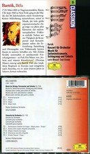 Béla Bartók, Konzert für Orch., Musik für Saiteninstrumente, Schlagzeug+Celesta