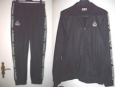 Kappa LARGE: schwarzer Trainingsanzug Jogginganzug Sportanzug     N E U !!