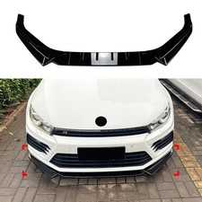 Spoilerlippe Front Ansatz passend für VW SCIROCCO MK.3 R 2015+ Schwarz