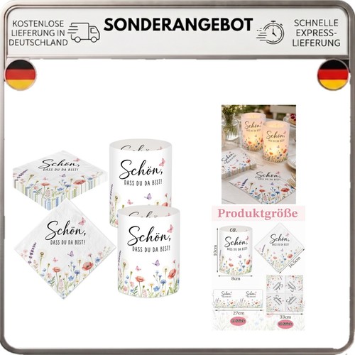 Servietten stück 33x33 cm - servietten,