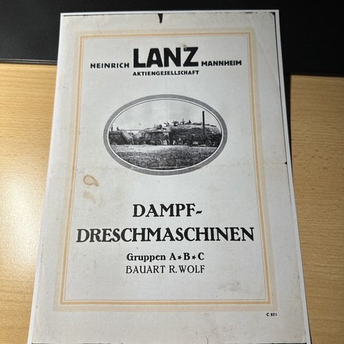 Lanz dampf dreschmaschinen - lanz,