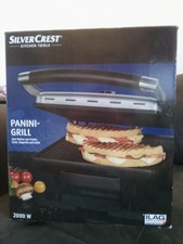 SILVERCREST Panini Grill Kontaktgrill Sandwich 2000 W