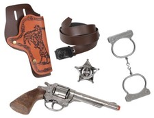 Cowboy Set 4-tlg mit 8-Schuss