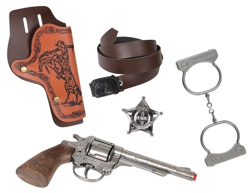 Cowboy set tlg mit - cowboy, 4-tlg