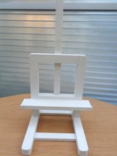 Aus Geschäftsdekoration aufgearbeiteter Holzbilderständer Art Staffelei 40x19x20