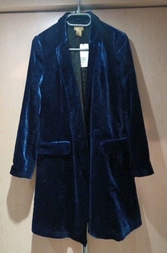 Blauer samtmantel 38 von - 38,