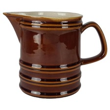 Keramik Milchkrug Krug braun 1
