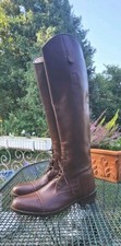 DER DAU Reitstiefel Riding Boots Dressurstiefel Vollleder Leather Handmade