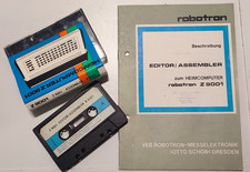 Software R121 Editor Assembler für den Z9001, KC85/1, KC87 inkl Anleitung