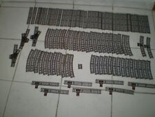 Trix Express Gerade, Bogen, Weiche, Entkuppler, Konvolut 92 Teile Pappschienen