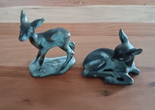 Schönes altes Porzellan / Keramik - Rehkitz -Figuren- Pärchen